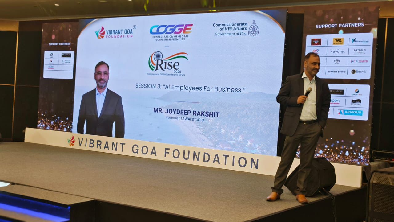 Keynote session at the Vibrant Goa Foundation Rise 2026 leadership forum